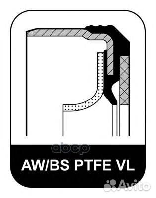 Сальник полиакриловый каучук 445600 Elring