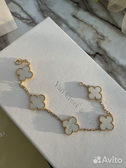 Браслет Van cleef arpels золото 750 пробы