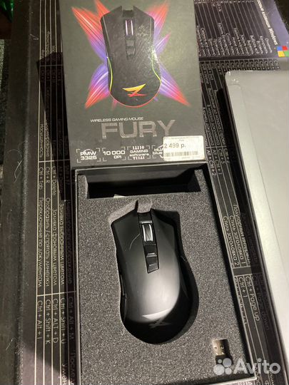 Беспроводная игровая мышь ZET gaming fury