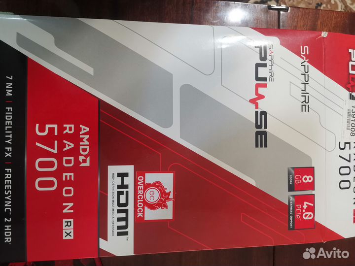 Видеокарта Sapphire AMD Radeon RX 5700 pulse