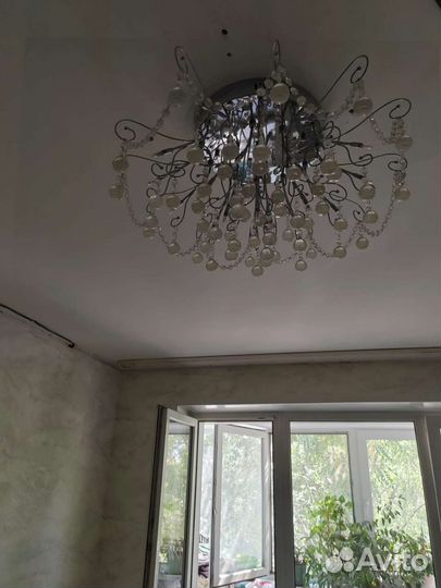 Люстра хрустальная (с пультом)