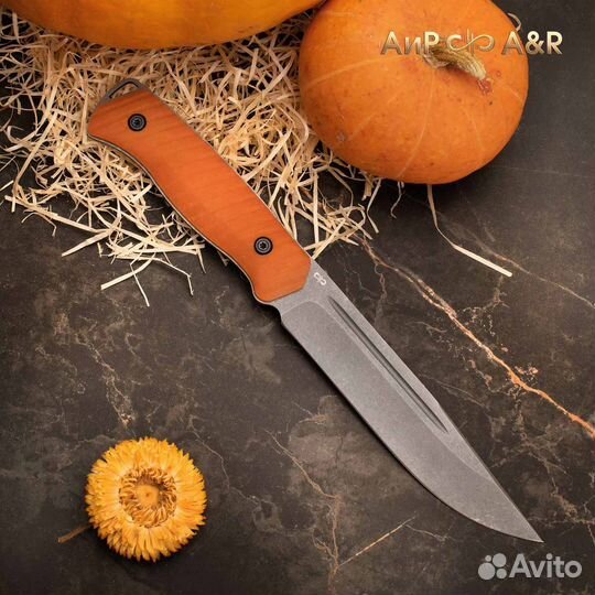 Нож Леший Т (микарта, stonewash)