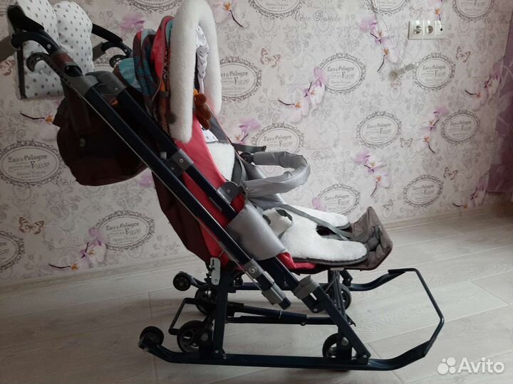 Санки-коляска детям