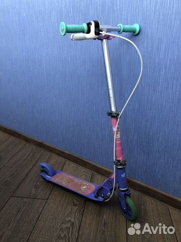 Самокат детский с ручным и ножным тормозом