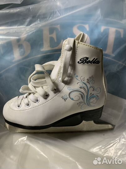 Коньки для девочек 29 размер белые