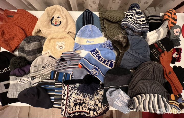 Шапки, перчатки для мальчика
