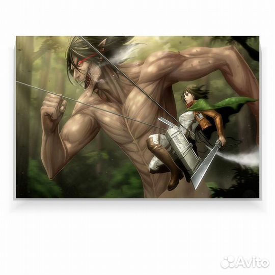 Картина-Живописное аниме – Атака титанов