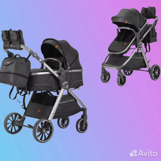 Коляска всесезонная 2в1