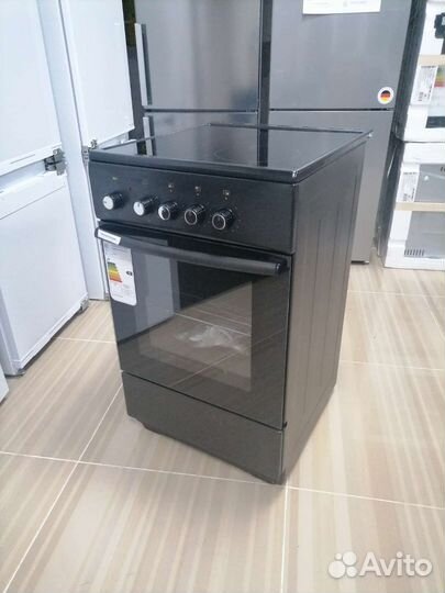 Электрическая плита новая стеклокерамика чёрная