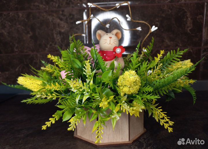 Всесезонный декор. подарок. композиции украшения