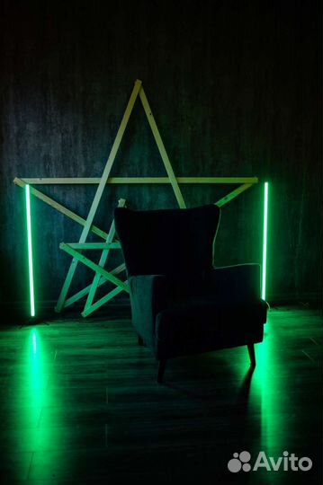 Лампа rgb угловой торшер