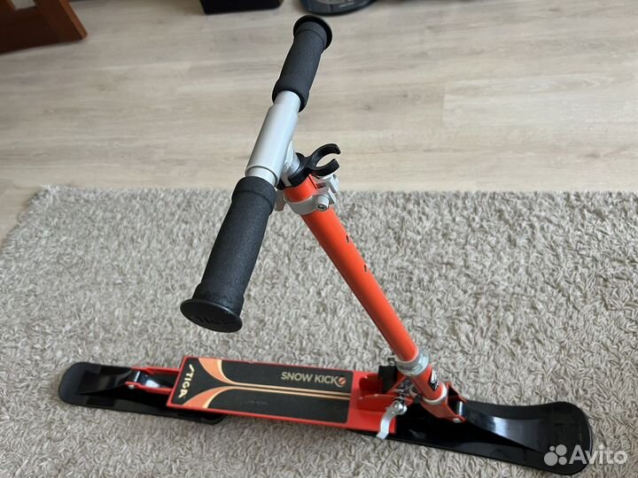 Зимний детский самокат