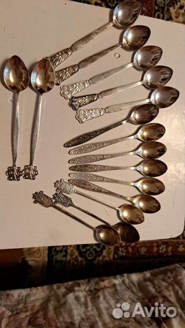 Чайные ложки мельхиор СССР