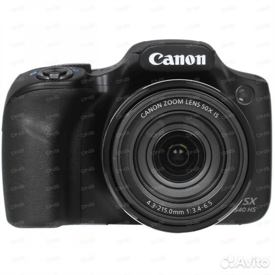 Фотоаппарат canon powershot sx540 hs черный