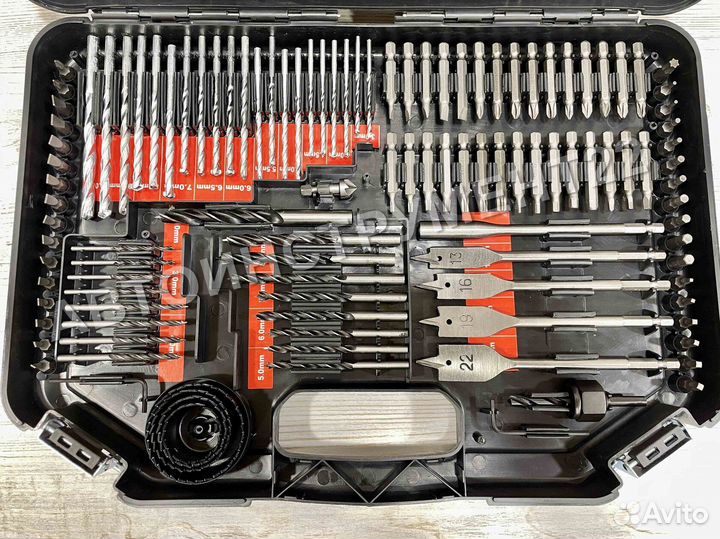 Набор разнопрофильных сверл RockForce 246 пр