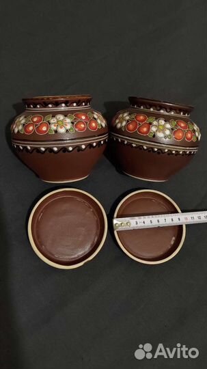 Горшок керамический 2шт
