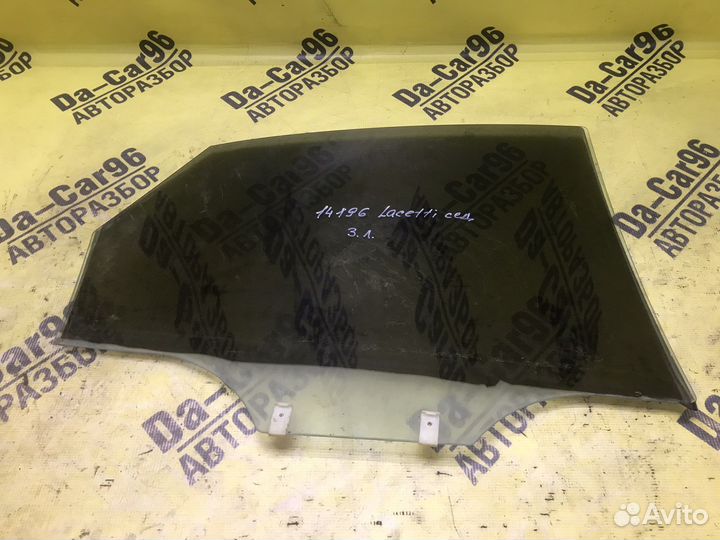 Стекло задней левой двери Лачетти