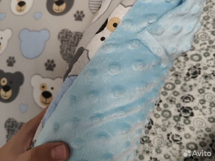 Кокон гнездышко с матрасом для новорожденных