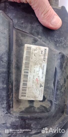 Фара левая Renault Duster 2010-2015