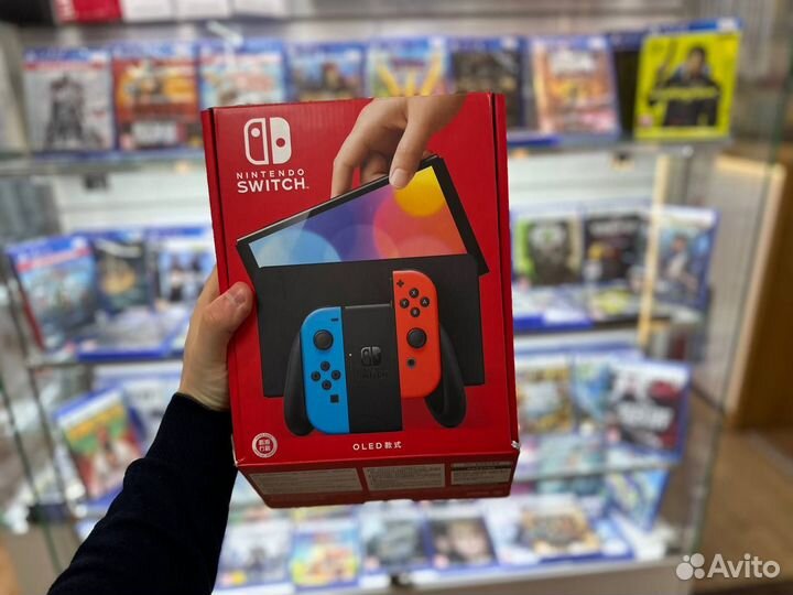Nintendo Switch oled. Прошитая. Чип
