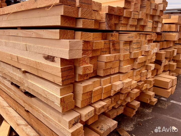 Доска обрезная 25х150х6000мм