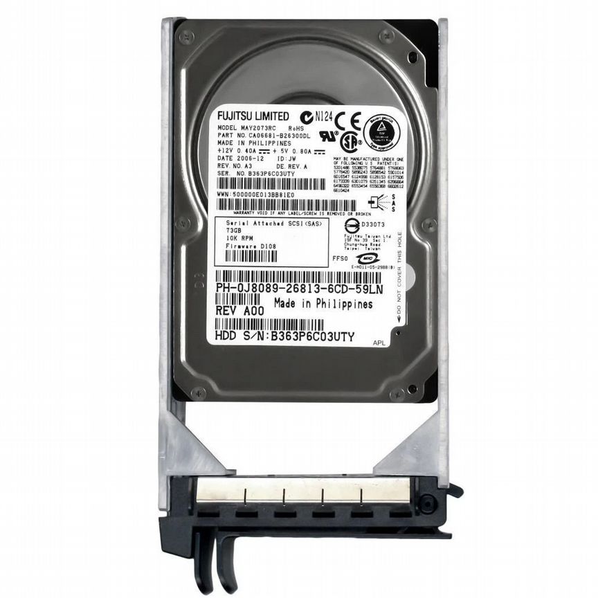 [J8089] Жесткий Диск Dell 73gb Sas 2,5" Hdd J8089
