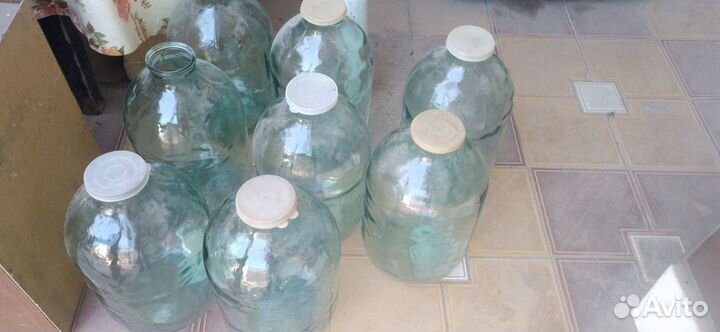 Банка 10 литров стеклянная