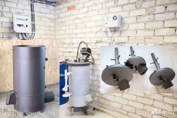 Котел на отработке