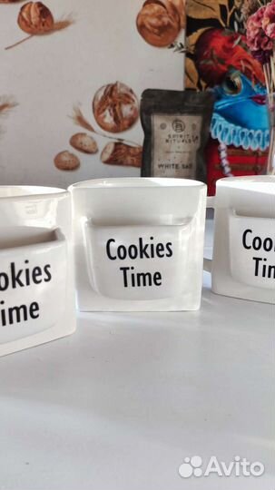 Кружка с местом под печенье