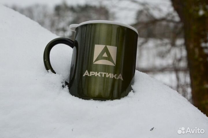 Термокружка питьевая 0,4 л. цвет красный тм Арктик