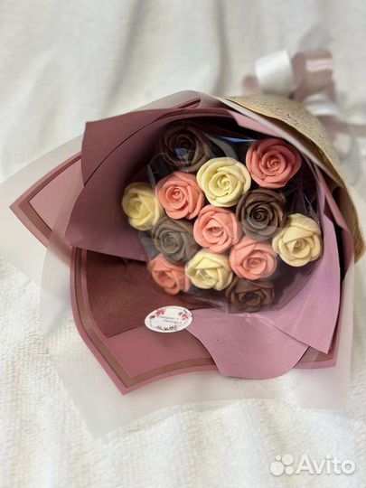 Шоколадные розы букеты. Отличный подарок
