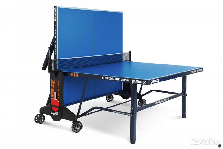Стол теннисный Gambler Edition Outdoor Синий