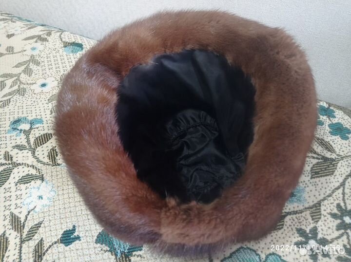 Шапка норковая женская