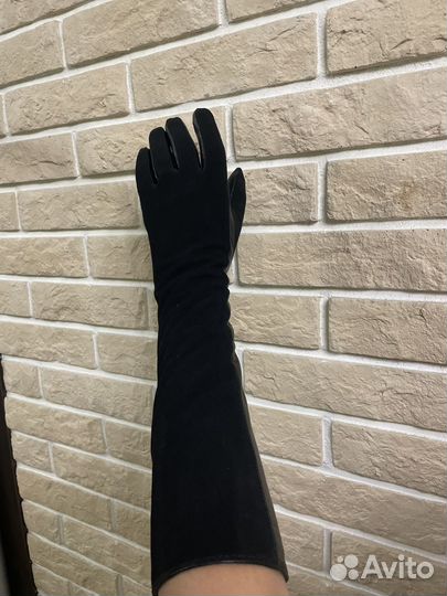 Перчатки кожаные женские