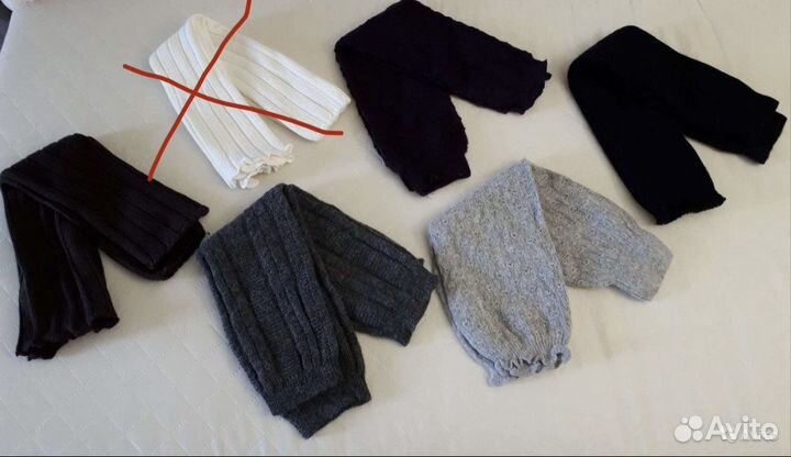 Вязаные женские гетры