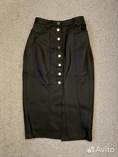 Кожаная юбка