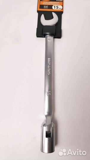 Ключ рожково-торцевой шарнирный на 15