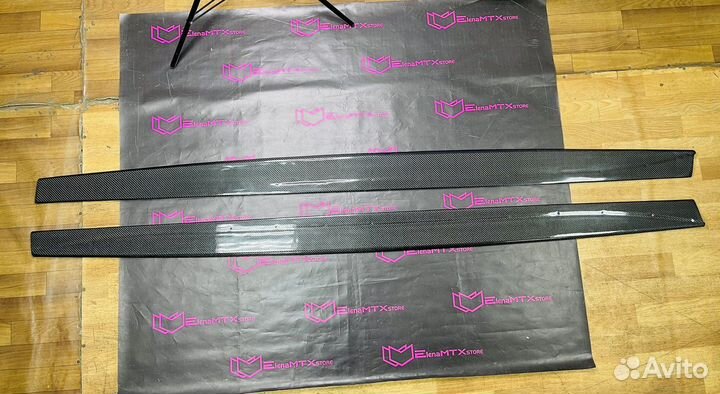 Лезвия BMW M4 F82 стиль 3D, карбон