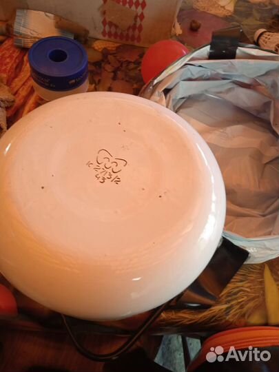 Чайник эмалированный СССР новый