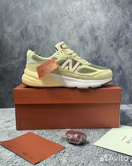 Мужские Кроссовки Loro Piano New Balance NB990 V6