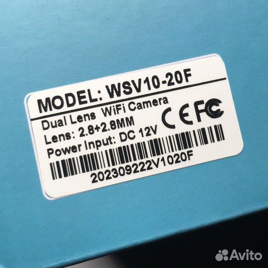 Камера IP, 4MP, Wi-Fi, 2 объектива, Поворотная