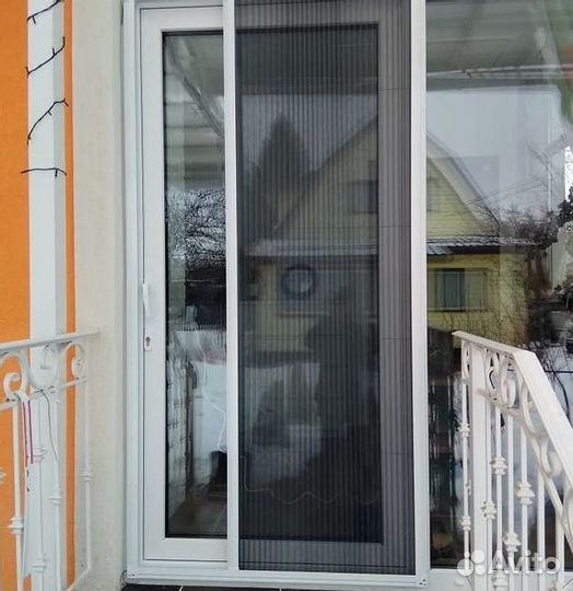 Москитные сетки плиссе на окна и двери