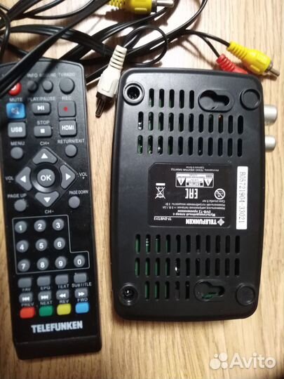 Цифровая тв приставка dvb t2 Telefunken