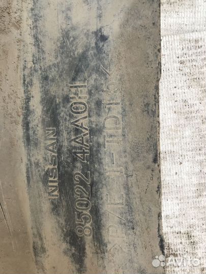 Бампер задний Nissan Almera G15 2012–2019