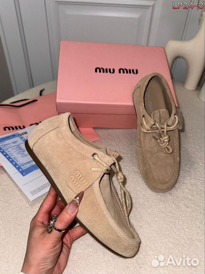 Лоферы miu miu женские