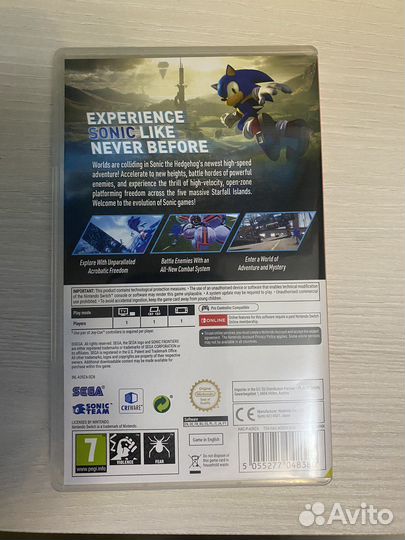 Sonic Frontiers Nintendo Switch