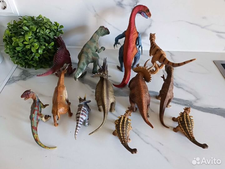 Schleich динозавры пакетом