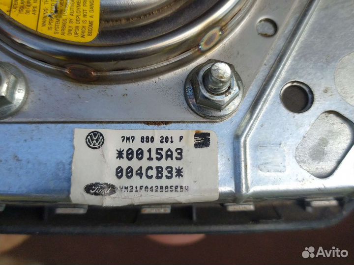 Подушка безопасности в руль. сеатальхамбра