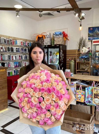 Букет роз 51 роза с доставкой