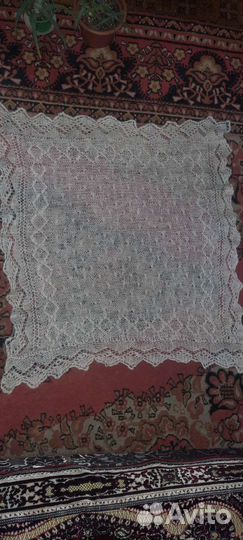 Шаль пуховая ручная работа